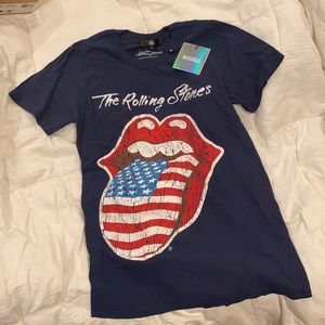 Missguided Rolling Stones tee New!! Size Small